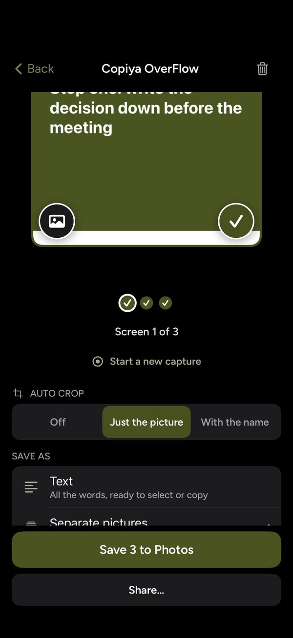 OverFlow saving the photos you scrolled past